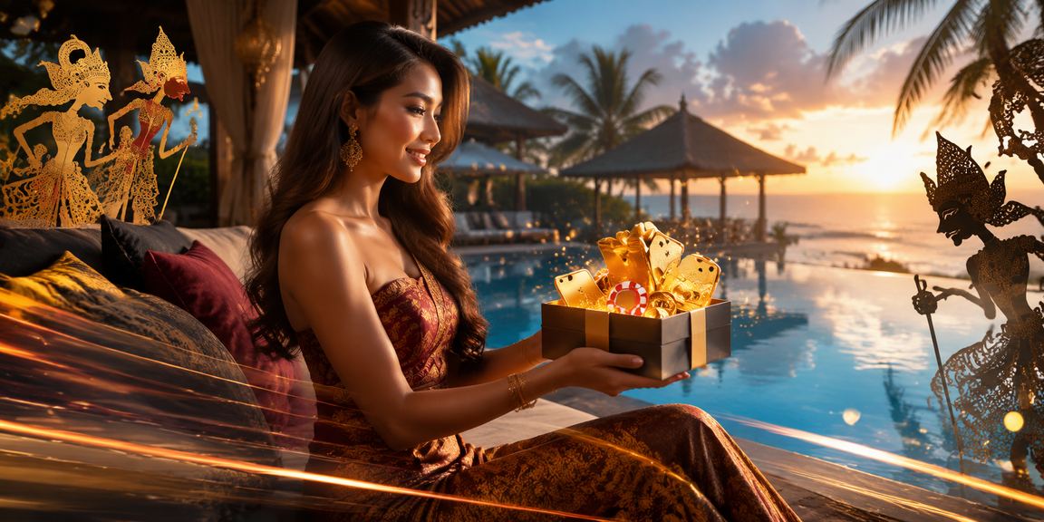 Pasangan muda menikmati aktivitas casino betting santai di tepi pantai dengan pemandangan indah